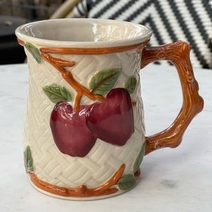 Franciscan Apple Large Basketweave
Mug Vintage 15 Oz. 4.5"